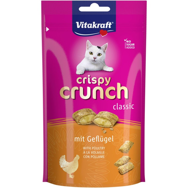 Collation pour Chat Vitakraft CRISPY CRUNCH Oiseaux 60 g