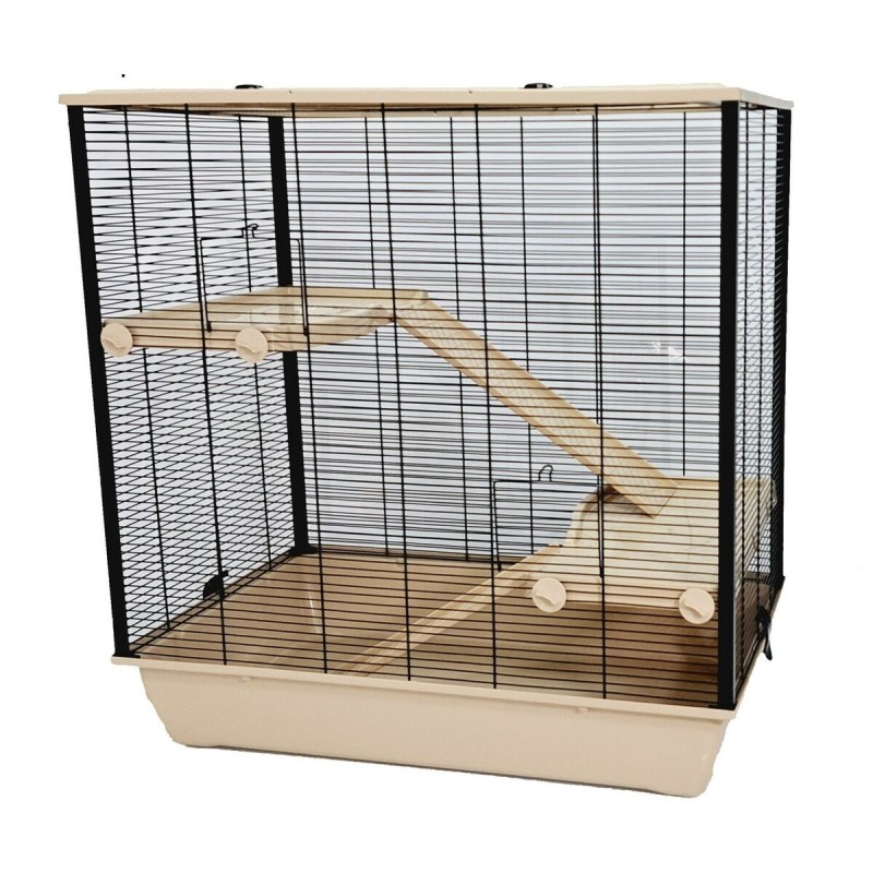 Cage INTER-ZOO G306ACTB Métal Plastique 80 x 80 x 48 cm