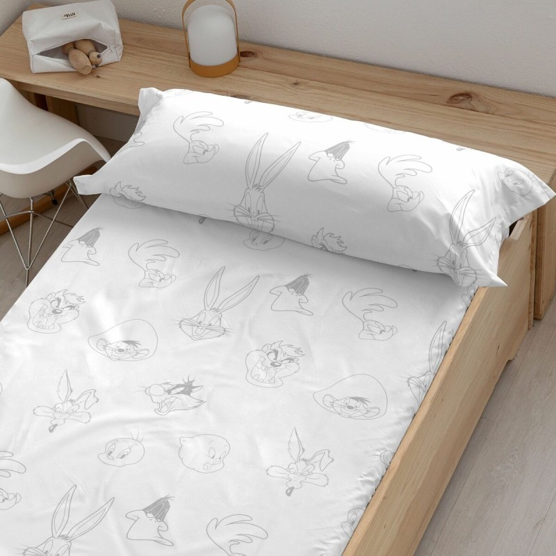 Drap housse Looney Tunes Multicouleur Lit king size