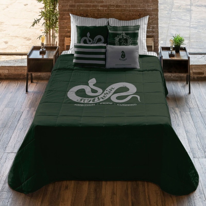 Couette légère Harry Potter Slytherin Multicouleur 235 x 4 x 270 cm Lit ½ persones