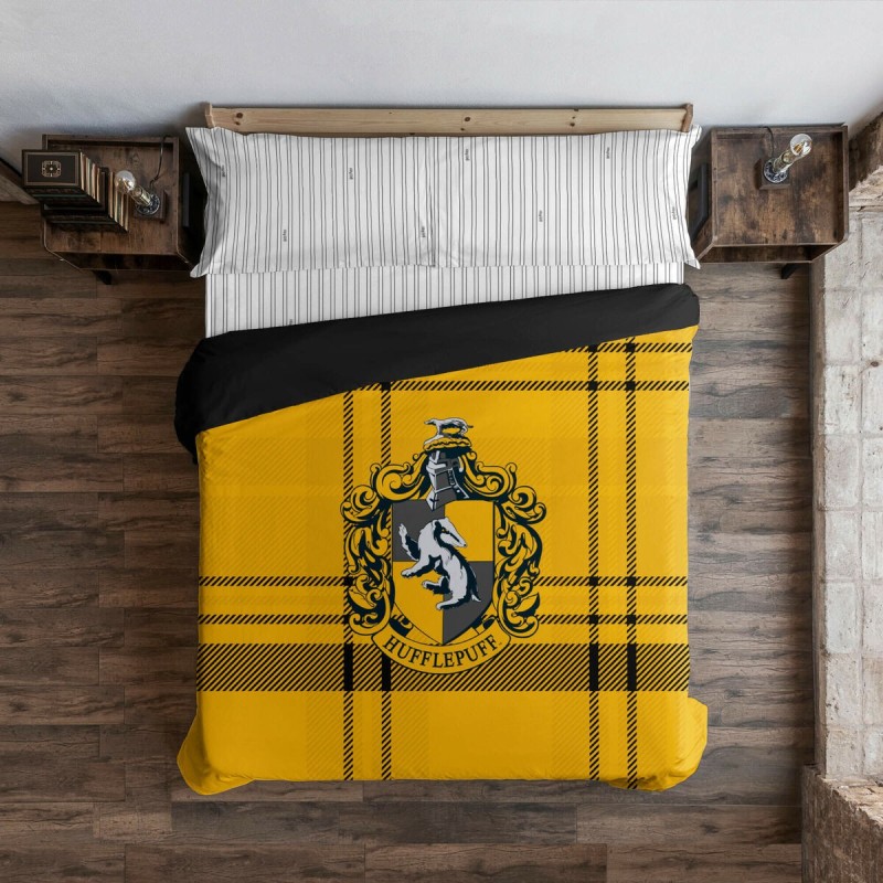 Housse de Couette Harry Potter Classic Hufflepuff Multicouleur 175 Fils 240 x 220 cm Gran lit 2 persones