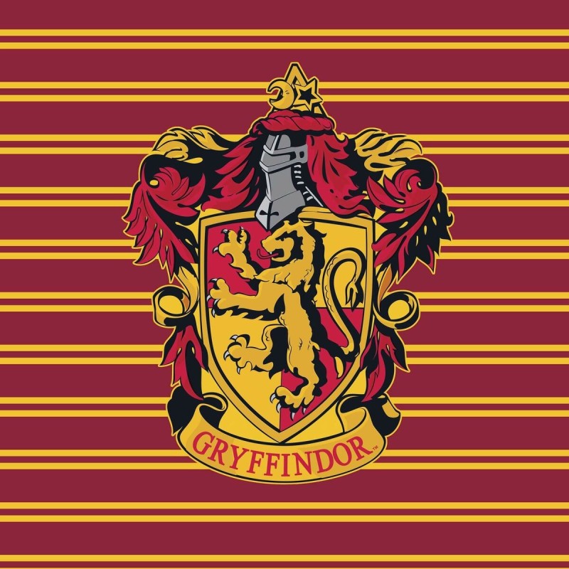 Housse de Couette Harry Potter Gryffindor Shield Multicouleur 175 Fils 220 x 220 cm Lit 2 persones