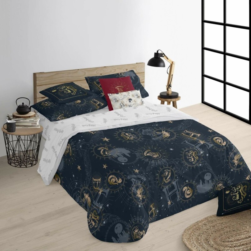 Housse de Couette Harry Potter Gold Multicouleur 175 Fils 220 x 220 cm Lit 2 persones