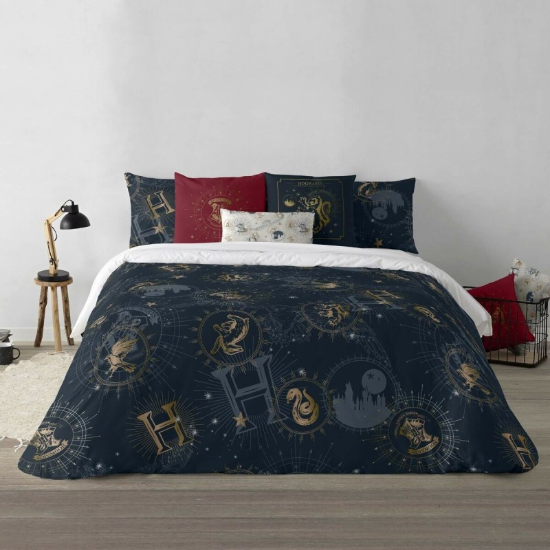 Housse de Couette Harry Potter Gold Multicouleur 175 Fils 220 x 220 cm Lit 2 persones