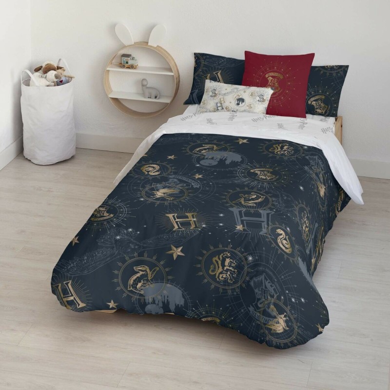 Housse de Couette Harry Potter Gold Multicouleur 175 Fils 220 x 220 cm Lit 2 persones