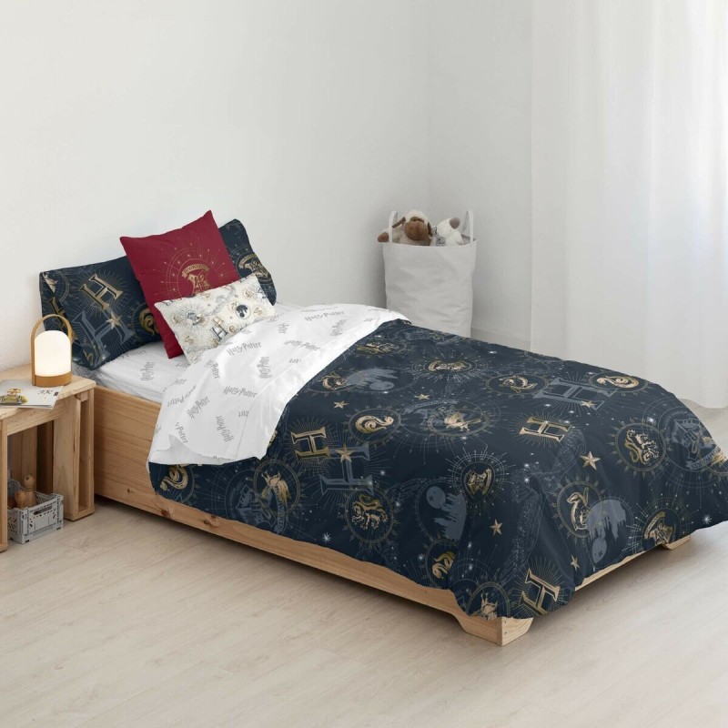 Housse de Couette Harry Potter Gold Multicouleur 175 Fils 220 x 220 cm Lit 2 persones