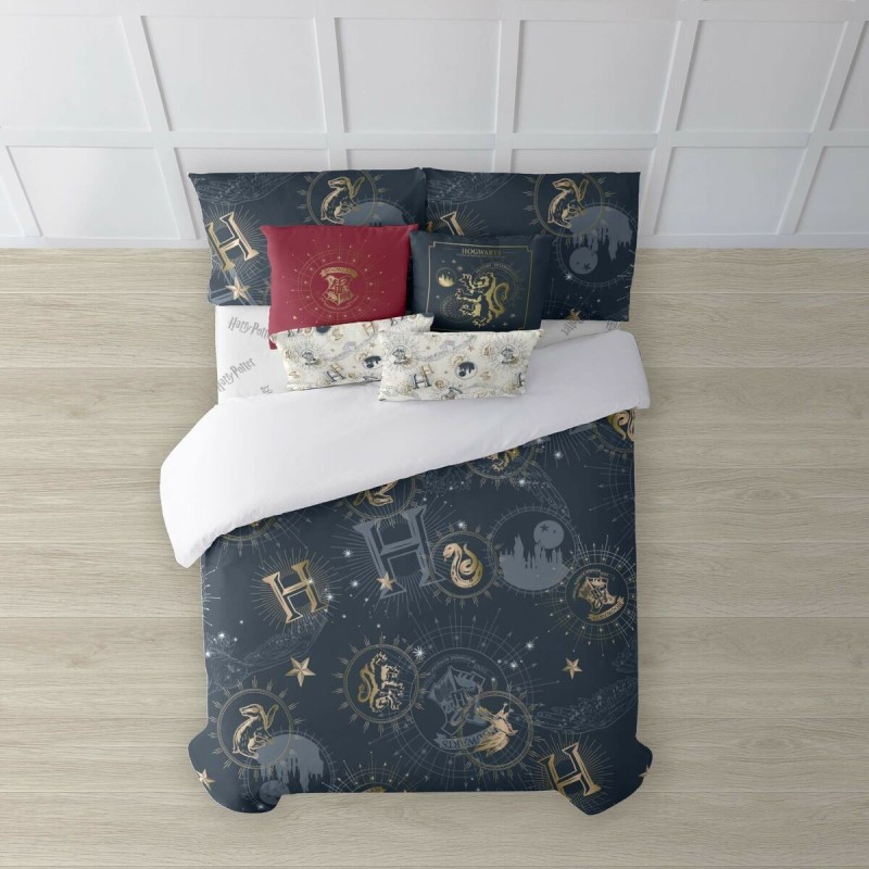 Housse de Couette Harry Potter Gold Multicouleur 175 Fils 155 x 220 cm Lit 1 persone