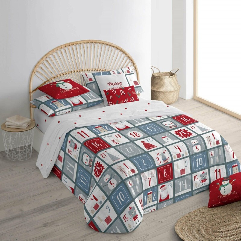 Housse de Couette Decolores Laponia Multicouleur 175 Fils 220 x 220 cm Lit 2 persones