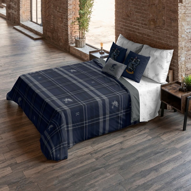 Housse de Couette Harry Potter Ravenclaw Multicouleur Blue marine 175 Fils 140 x 200 cm Lit 1 persone