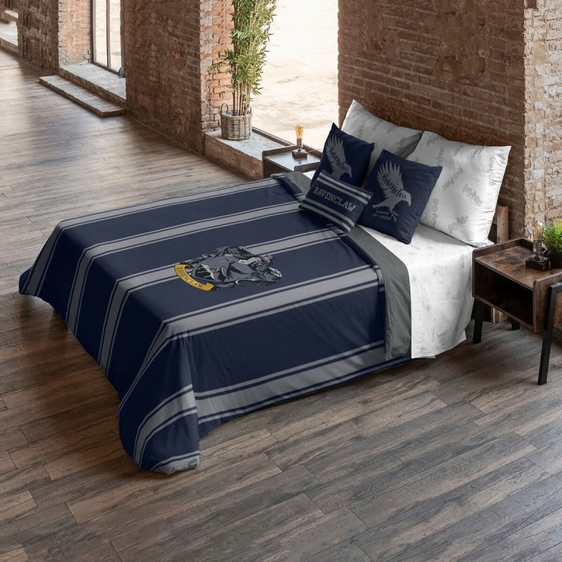 Housse de Couette Harry Potter Ravenclaw Multicouleur Blue marine 175 Fils 260 x 240 cm Lit king size