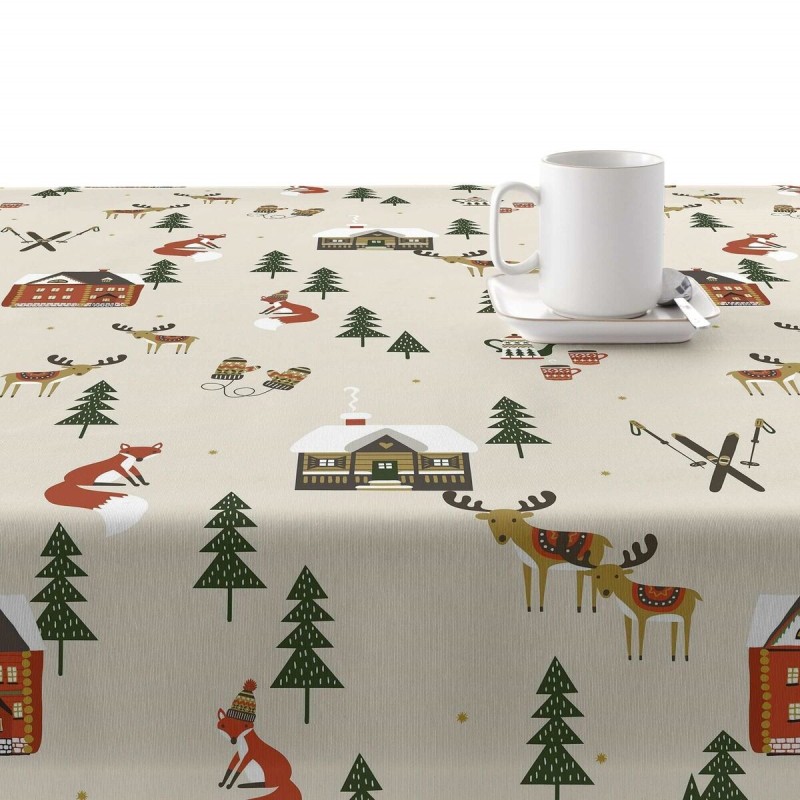 Nappe enduite antitache Belum Merry Christmas Multicouleur 150 x 150 cm