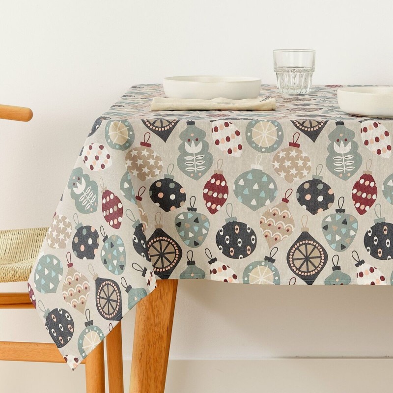 Nappe enduite antitache Belum Merry Christmas Multicouleur 150 x 150 cm