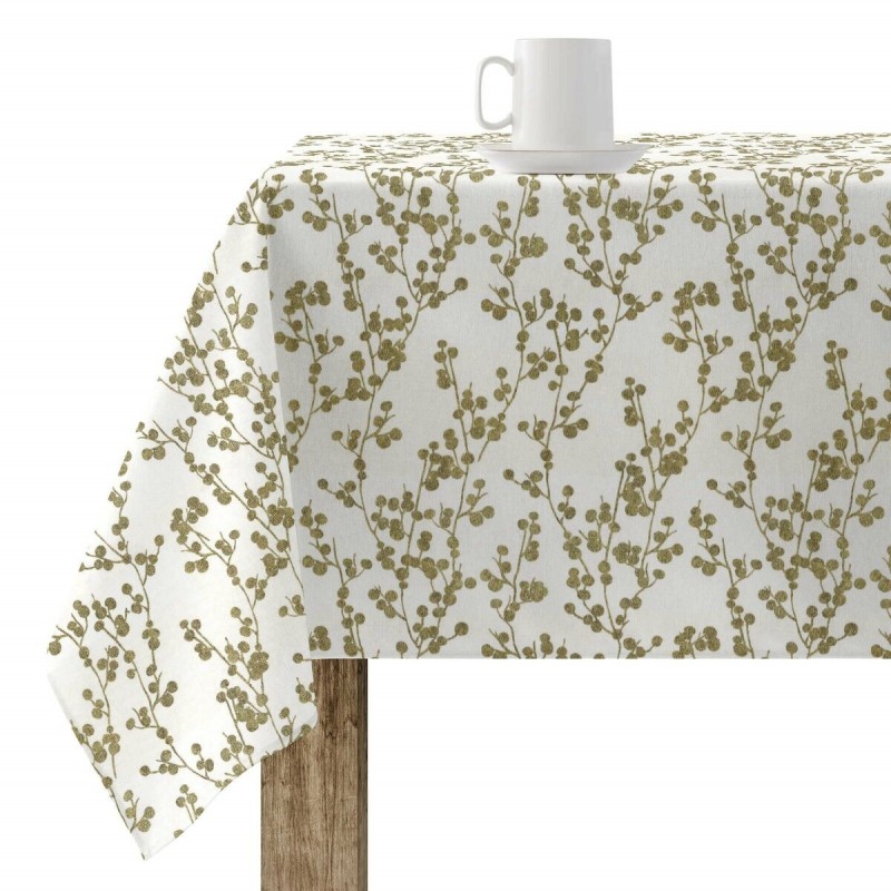 Nappe enduite antitache Belum Tree Gold Multicouleur 150 x 150 cm