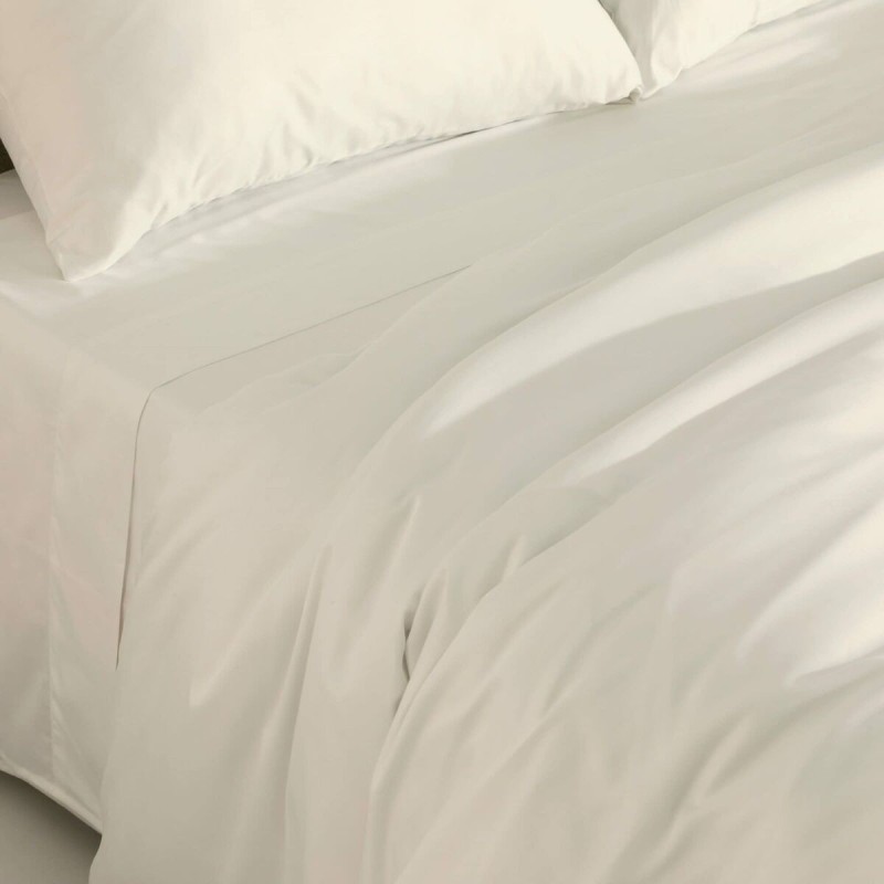 Housse de Couette SG Hogar Blanc 300 Fils 140 x 200 cm