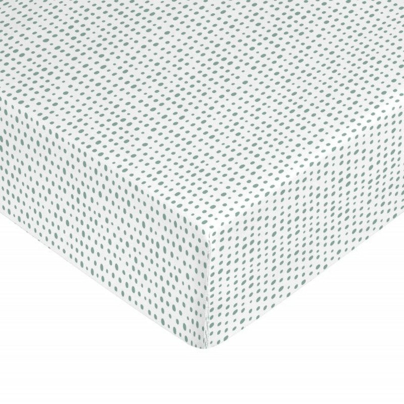 Drap housse Kids&Cotton Jeddah Multicouleur Lit 1 persone 90 x 200 cm