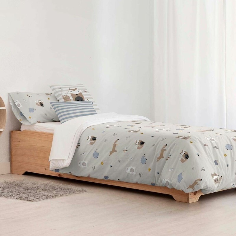 Housse de Couette Kids&Cotton Kenai Small Beige 180 x 220 cm