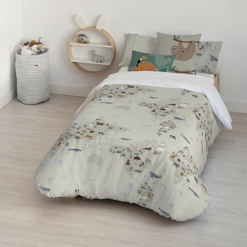 Housse de Couette Kids&Cotton Maui Small Beige 180 x 220 cm