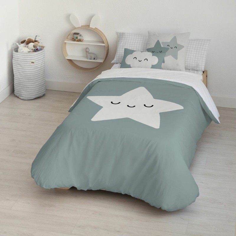 Housse de Couette Kids&Cotton Nadir Bleu 180 x 220 cm