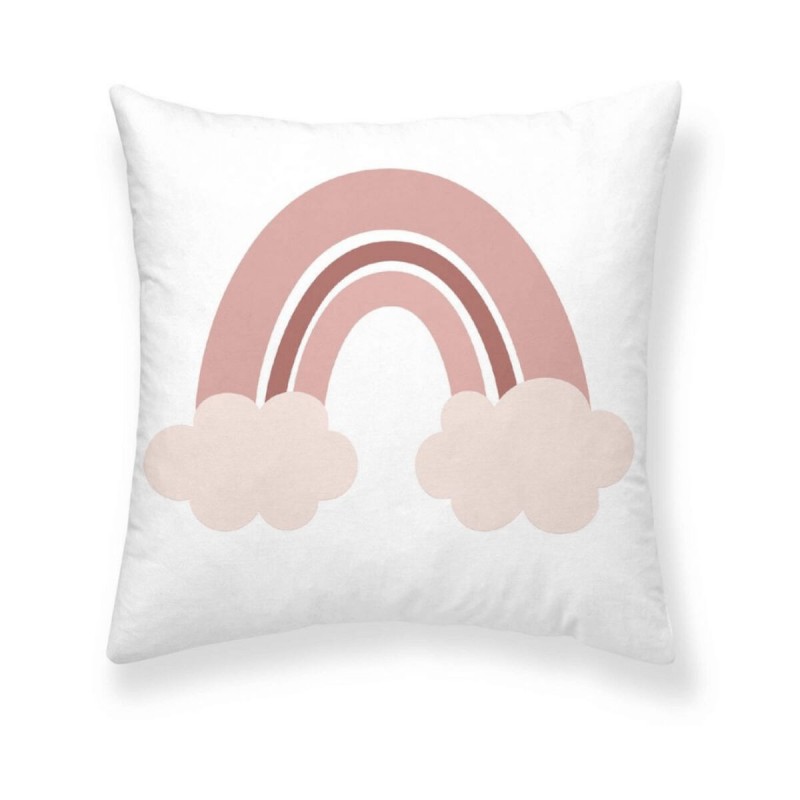 Housse de coussin Kids&Cotton Lavi A Rose 50 x 50 cm Arc-en-ciel