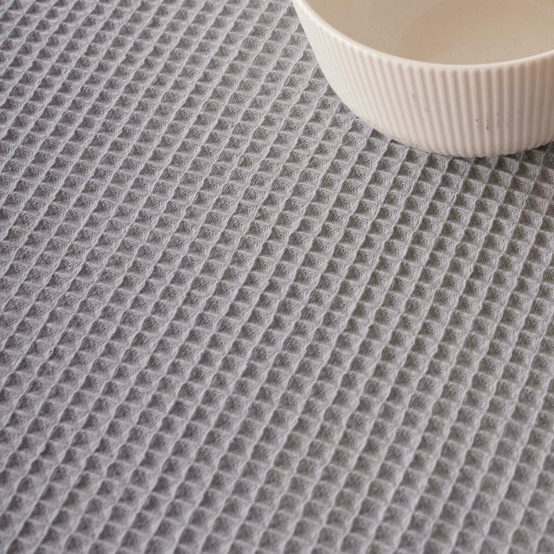 Chemin de Table Belum Waffle Gris 45 x 140 cm