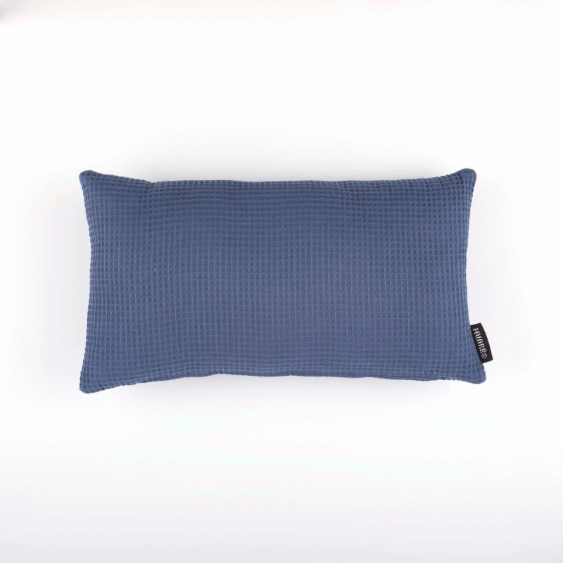 Housse de coussin Belum Waffle Bleu 30 x 50 cm