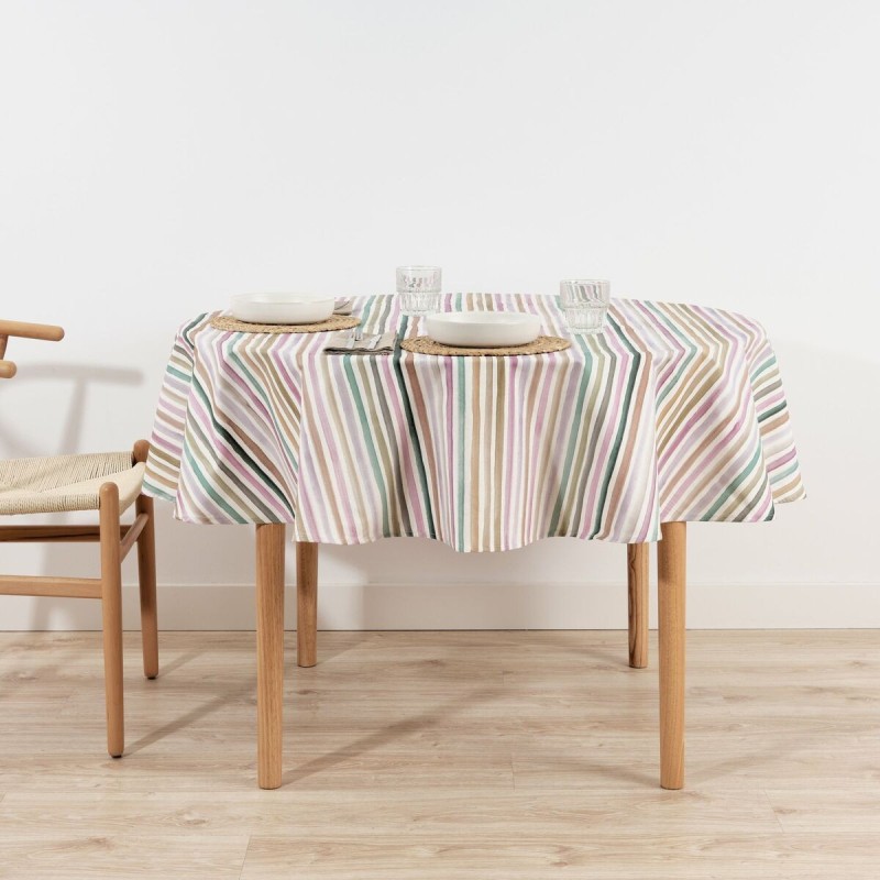 Nappe antitache Belum Naiara 4-100 Multicouleur Ø 140 cm A rayures