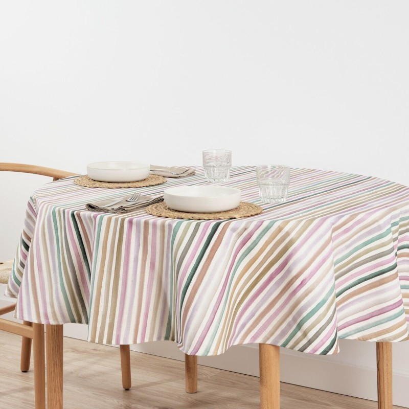 Nappe antitache Belum Naiara 4-100 Multicouleur Ø 140 cm A rayures