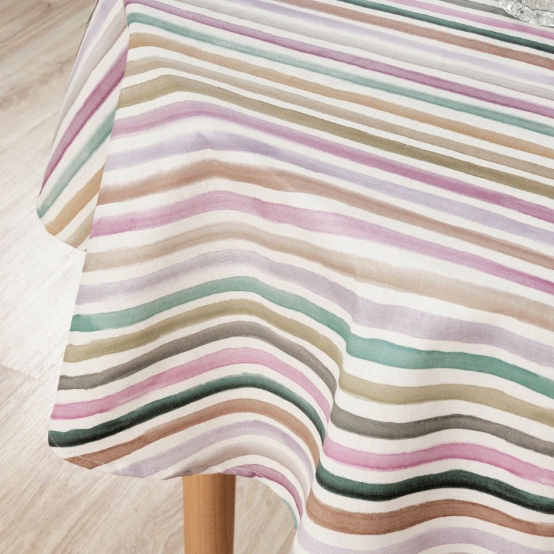 Nappe antitache Belum Naiara 4-100 Multicouleur Ø 140 cm A rayures