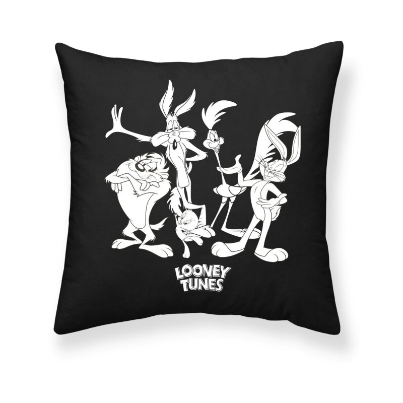 Housse de coussin Looney Tunes Looney B&w A Noir Multicouleur 45 x 45 cm