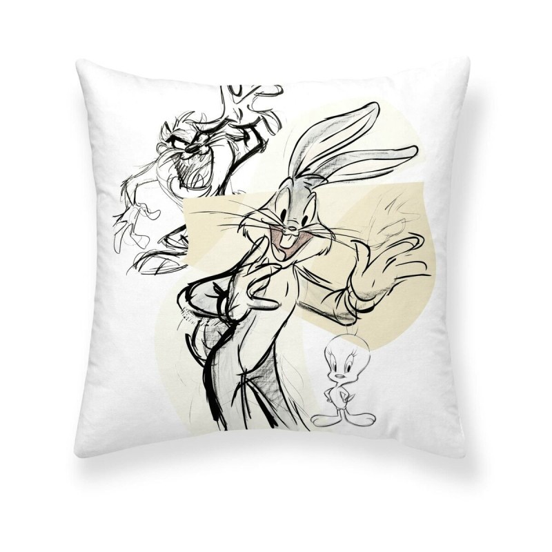 Housse de coussin Looney Tunes Looney Sketch A Multicouleur 45 x 45 cm