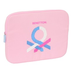 Housse d'ordinateur portable Benetton Pink Rose 15