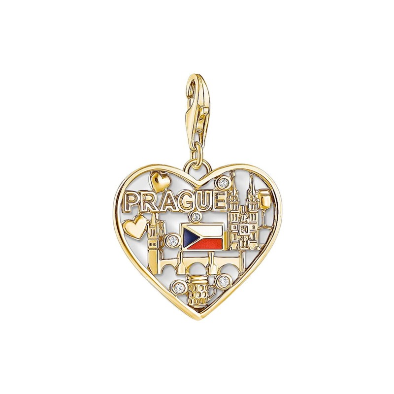 Perle de verre Femme Thomas Sabo IC12365-565-7 Doré 2 cm