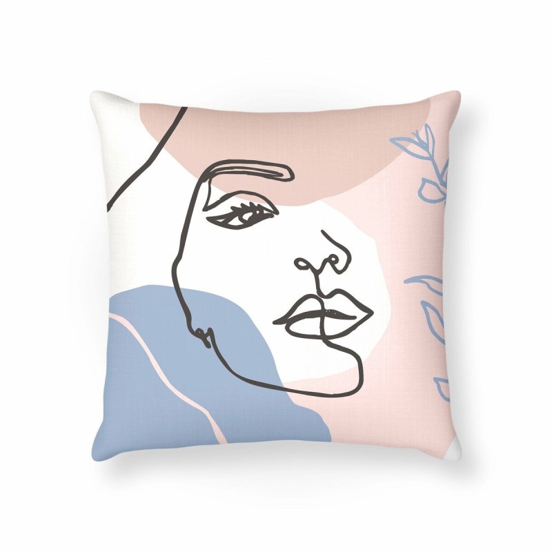 Housse de coussin Belum Faces II B Multicouleur 45 x 45 x 10 cm