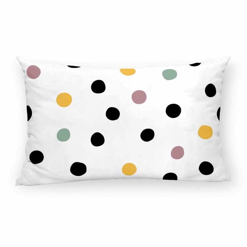 Housse de coussin Decolores Cuzco Blanc Multicouleur 30 x 50 cm Pois