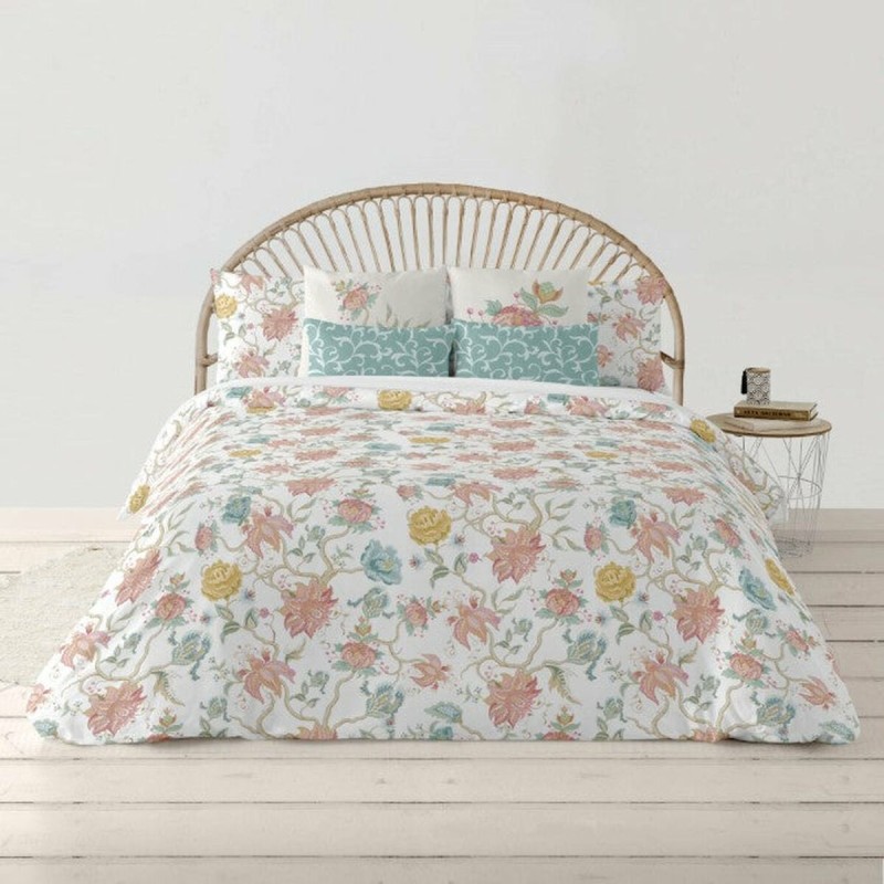 Housse de Couette Decolores Bellary Multicouleur 175 Fils 200 x 200 cm