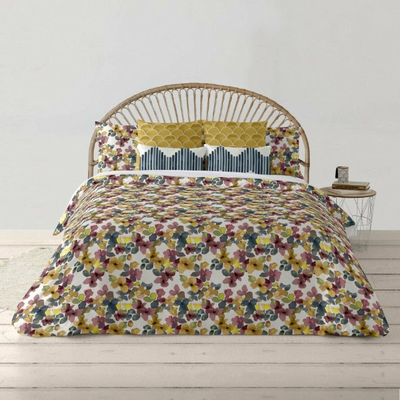 Housse de Couette Decolores Montpellier Multicouleur 175 Fils 155 x 220 cm