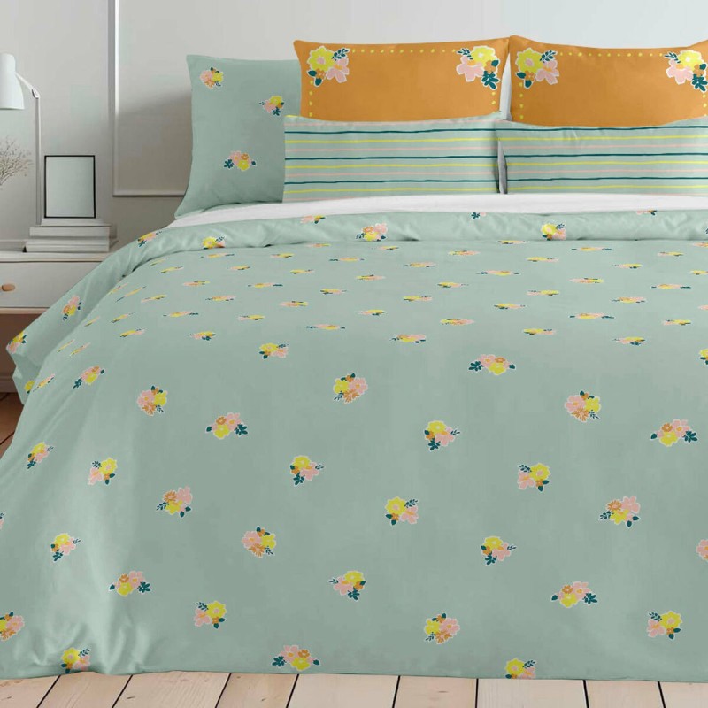 Housse de Couette Decolores Pretoria Multicouleur 175 Fils 260 x 240 cm