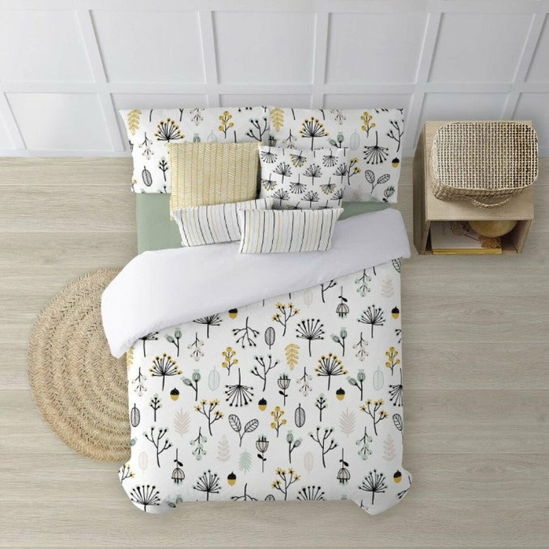 Housse de Couette Decolores Santorini Multicouleur 175 Fils 140 x 200 cm