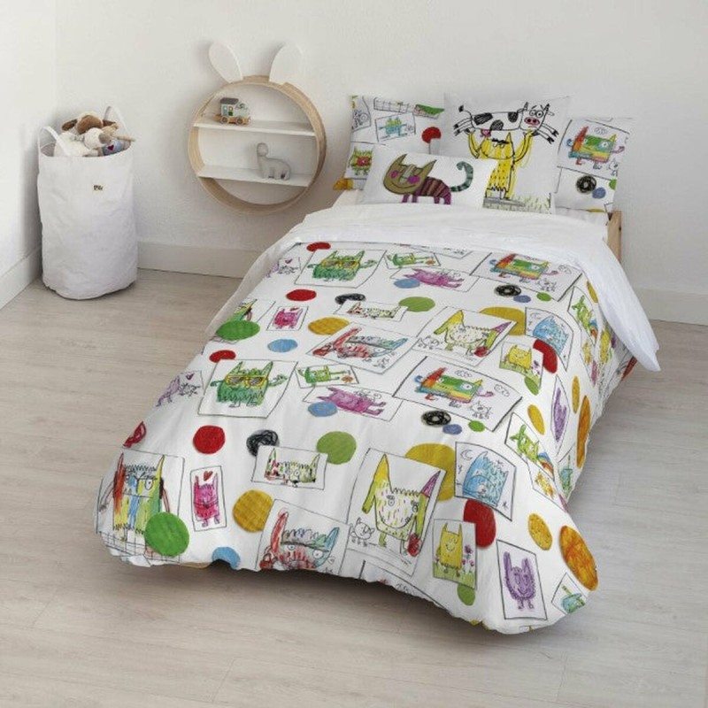 Housse de Couette Decolores Indiana Multicouleur 175 Fils 200 x 200 cm Goulot de bouteille