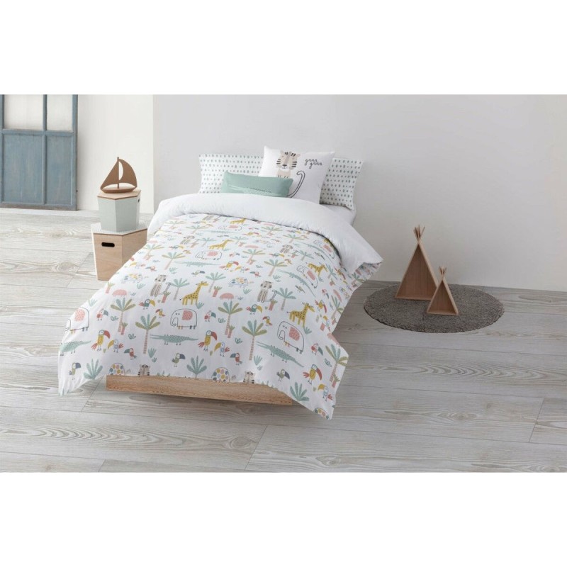 Housse de Couette Decolores Jeddah Multicouleur 175 Fils 140 x 200 cm Goulot de bouteille