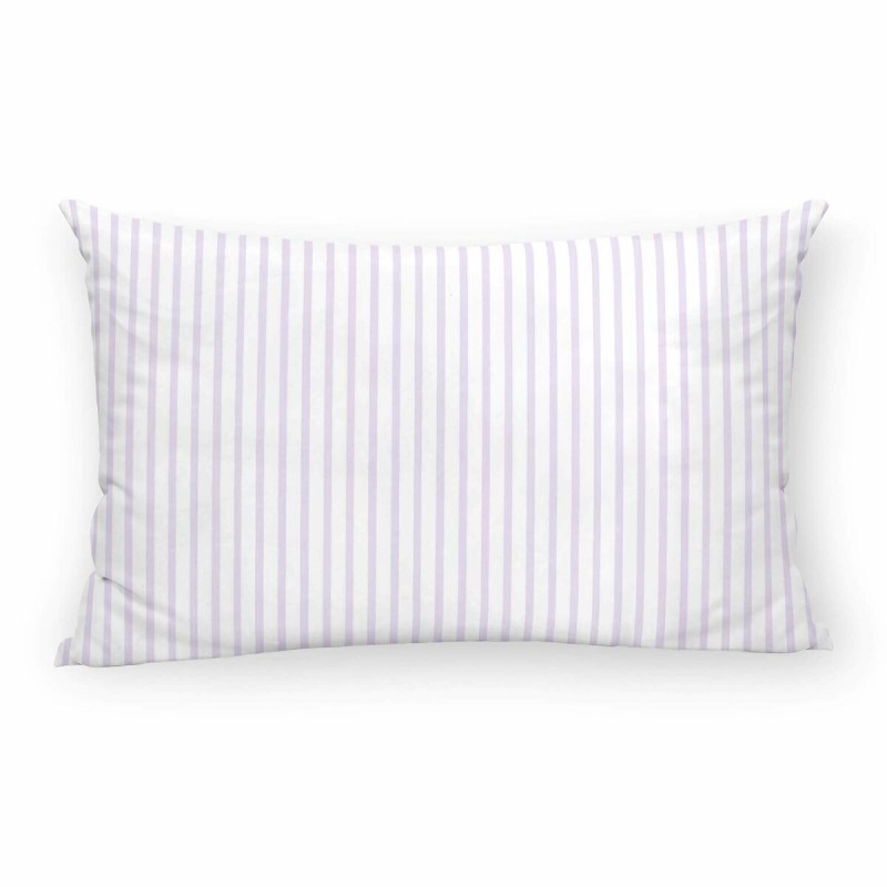 Housse de coussin Decolores Rayas Violet Lavande 30 x 50 cm 100 % coton