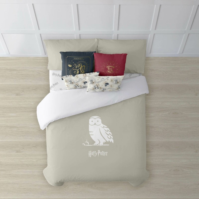 Housse de Couette Harry Potter Magical Hedwig Multicouleur 175 Fils 240 x 220 cm Gran lit 2 persones