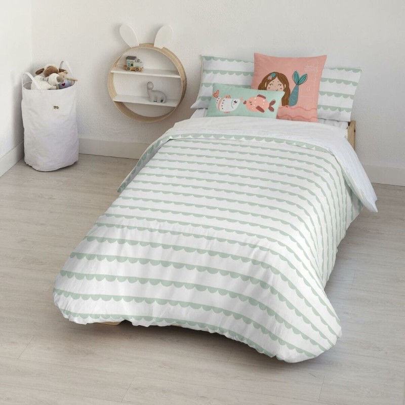 Housse de Couette Kids&Cotton Guildo Menthe 155 x 220 cm