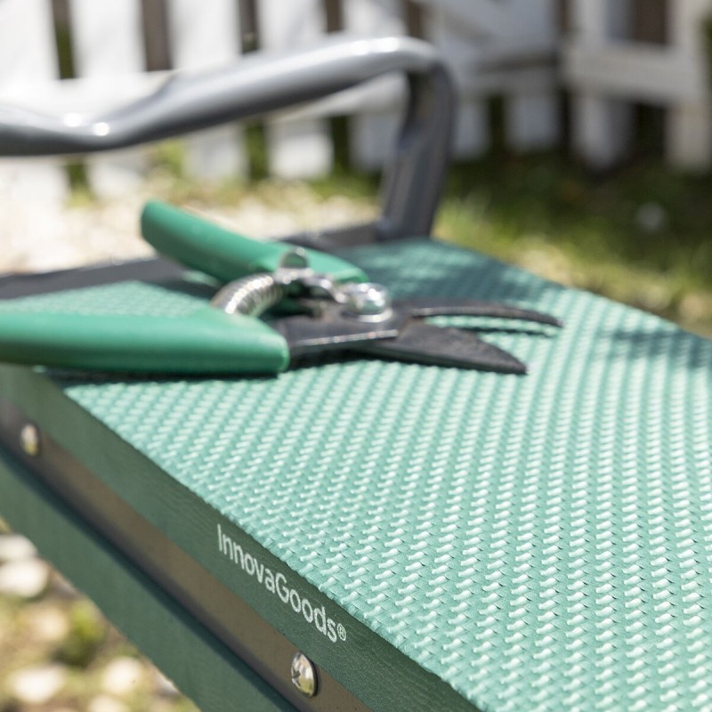 Banc de Jardin Pliable avec Sac à Outils 3-en-1 Situl InnovaGoods