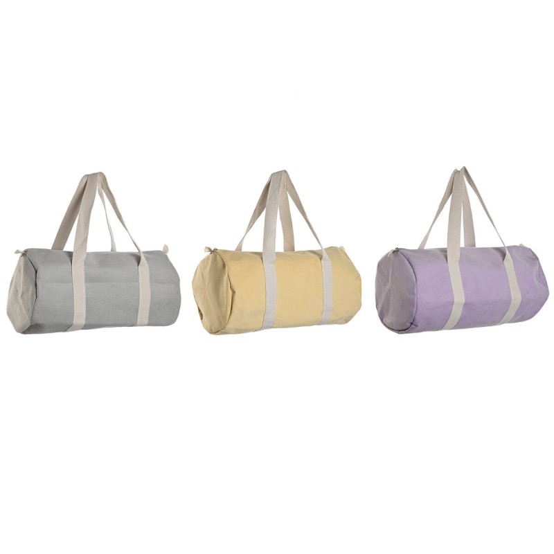 Sac-à-main Femme Home ESPRIT Jaune Gris Lila 50 x 26 x 26 cm (3 Unités)