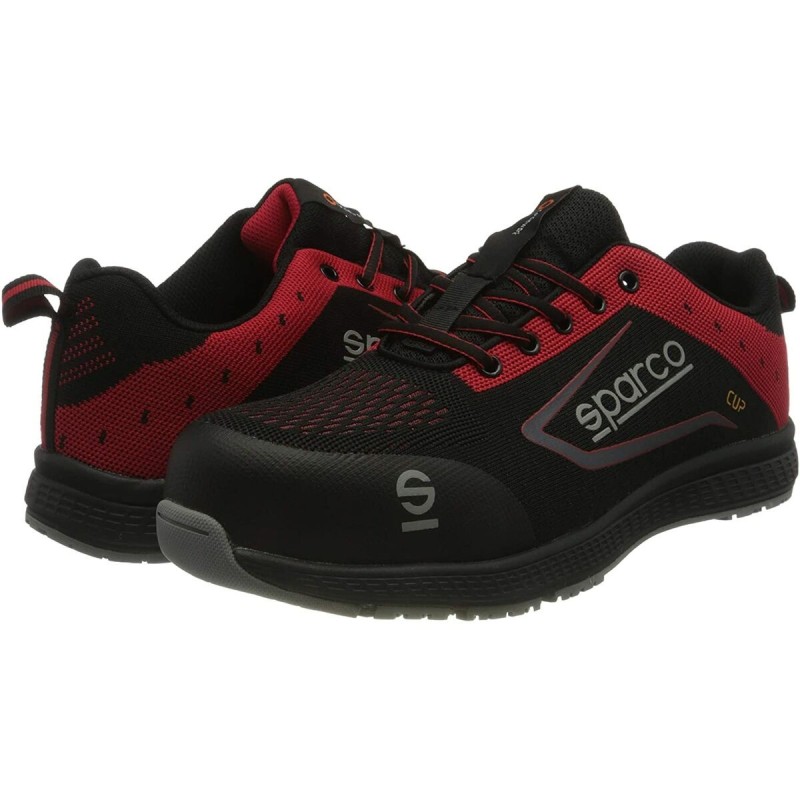 Chaussures de sécurité Sparco Cup Albert (46) Noir Rouge