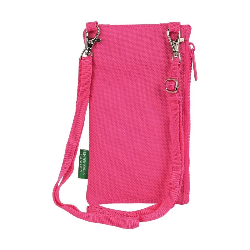 Porte-monnaie Benetton Raspberry Protection pour téléphone portable Fuchsia