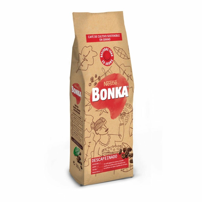 Café en grains Bonka DESCAFEINADO 500g