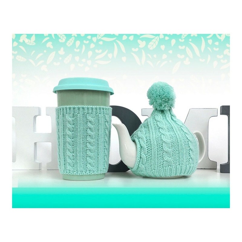 Théière 1 Tasse Théière Bleu (2 Unités) (2 pcs)