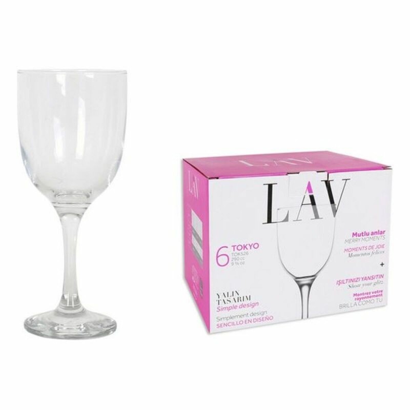 Set de Verres LAV Tokyo (6 uds) (290 ml)